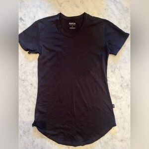 Women's Paka Alpaca Blend Tee Black Small